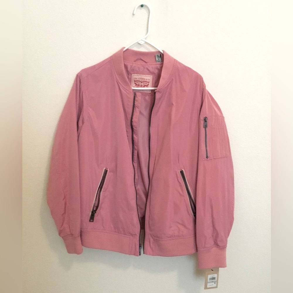 BAND NEW LEVI STRAUSS & COMPANY TRENDY PLUS SIZE MELANIE BOMBER JACKET-SZE 1X